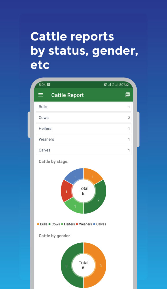 My Cattle Manager Livestock farming app.