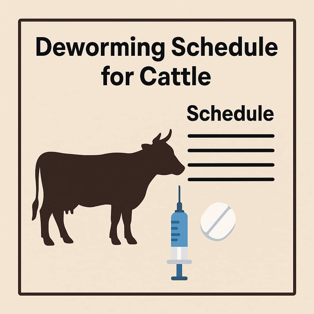 Best Deworming Schedule for Cattle:  A Guide for Farmers.