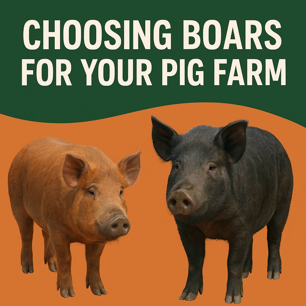 How to Choose the Best Boars for Your Pig Farm.