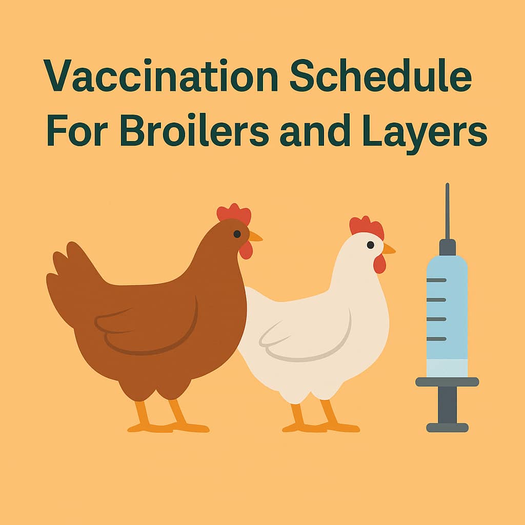 Broiler & Layer Poultry Vaccination Schedule & Guide