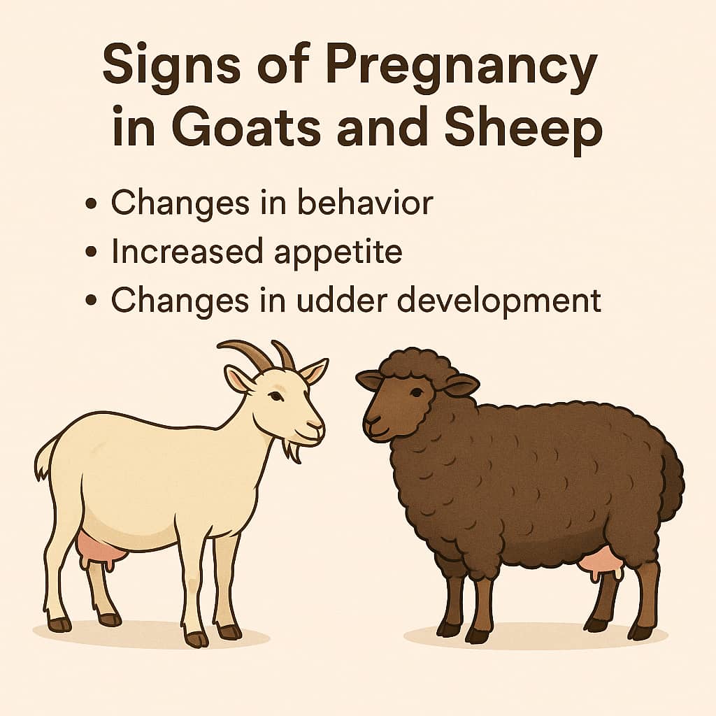 Early Pregnancy in Goats and Sheep: Signs and Detection Tips.