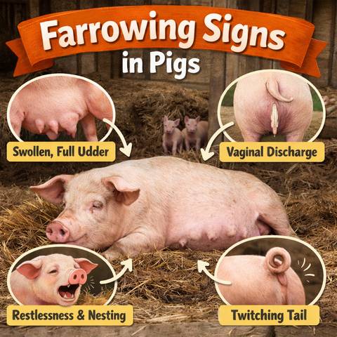 Signs a Pig Is About to Give Birth (Farrowing Signs)