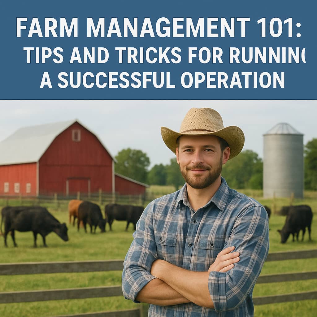 Farm Management 101: Tips and Tricks for Running a Successful Operation