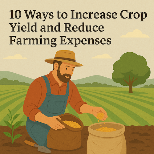 10 Ways to Increase Crop Yield and Reduce Farming Expenses