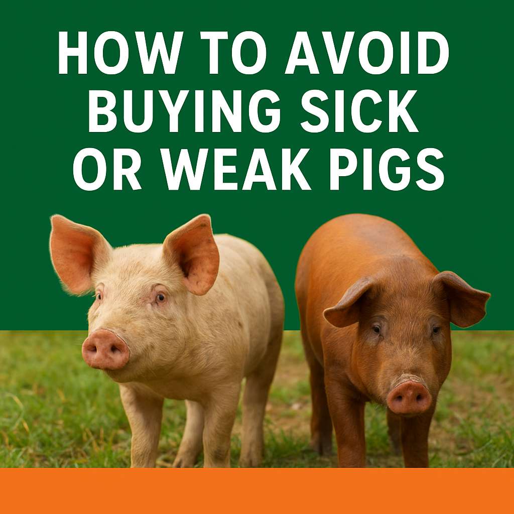 How to Avoid Buying Sick or Weak Pigs.