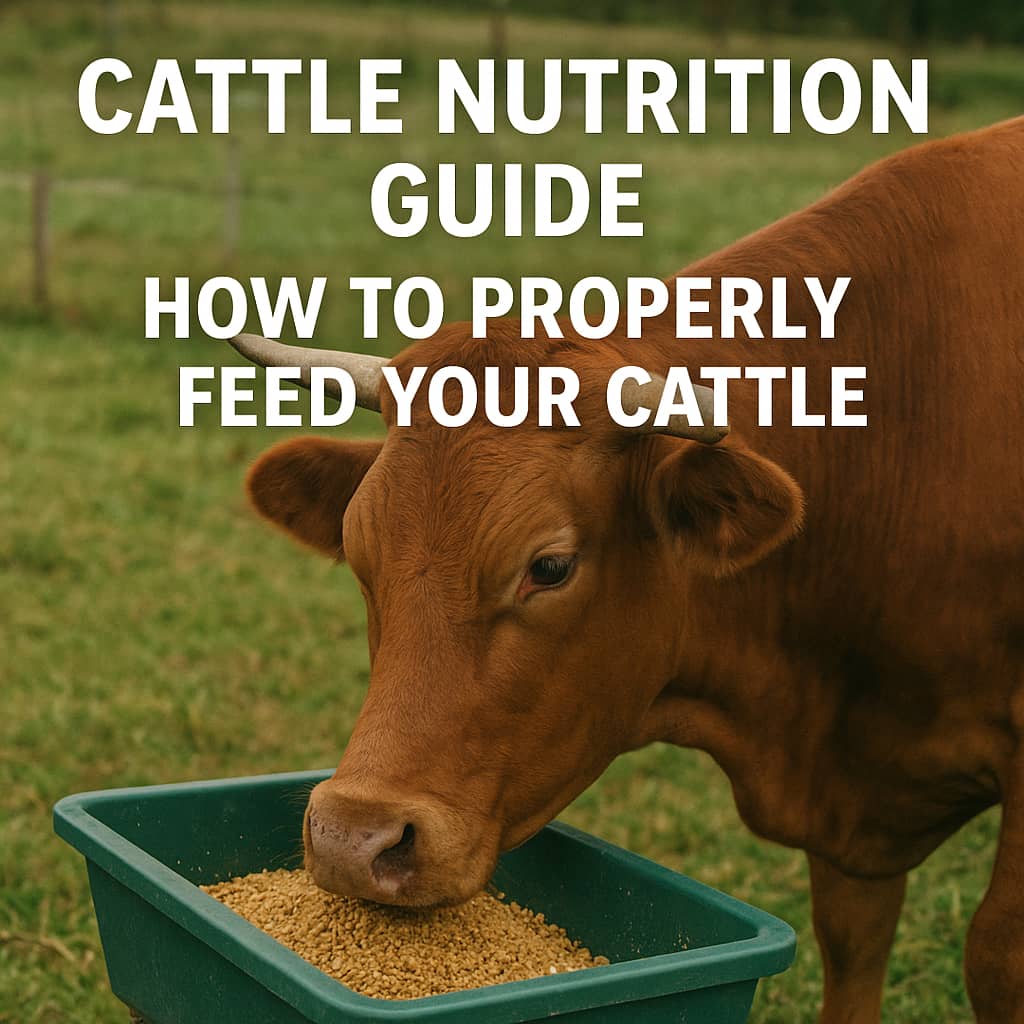 Cattle Nutrition Guide: How to Properly Feed Your Cattle