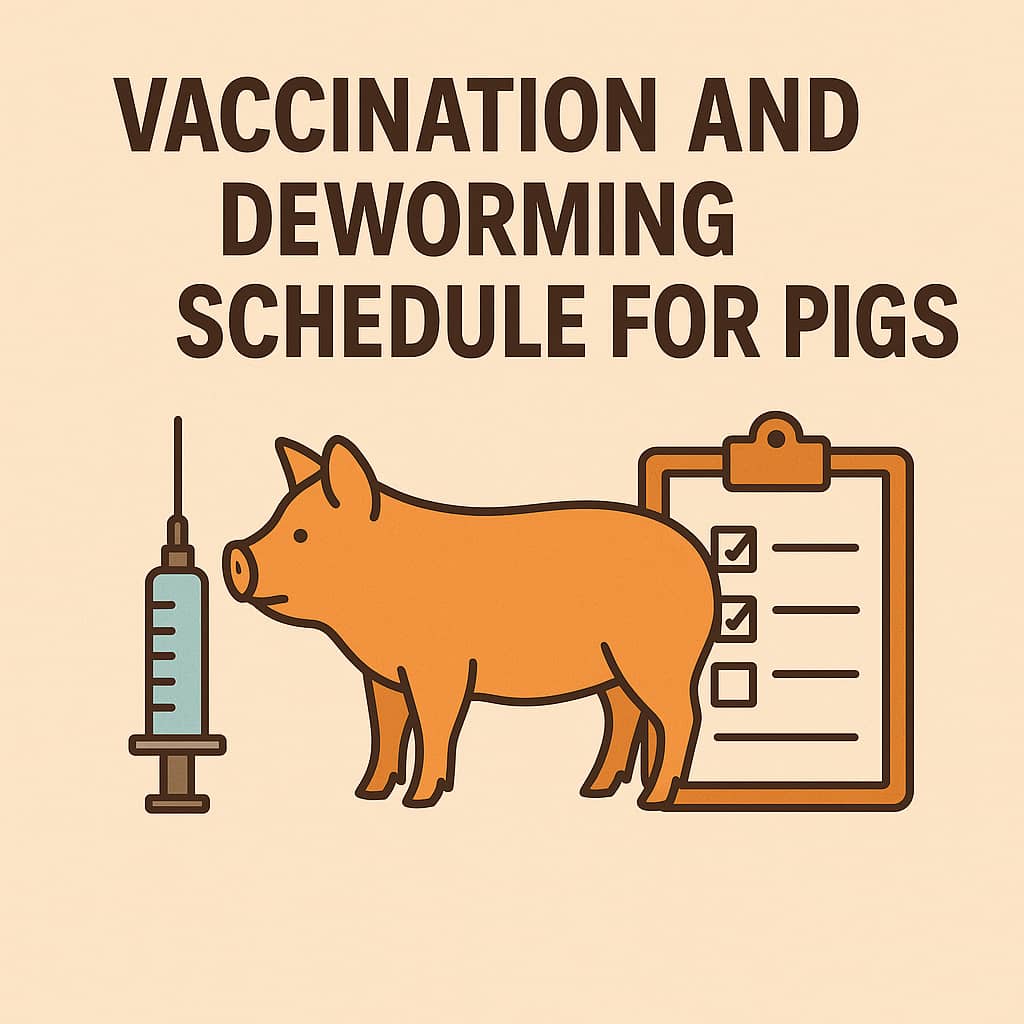 Pig Vaccination & Deworming Schedule: Farmer’s Guide