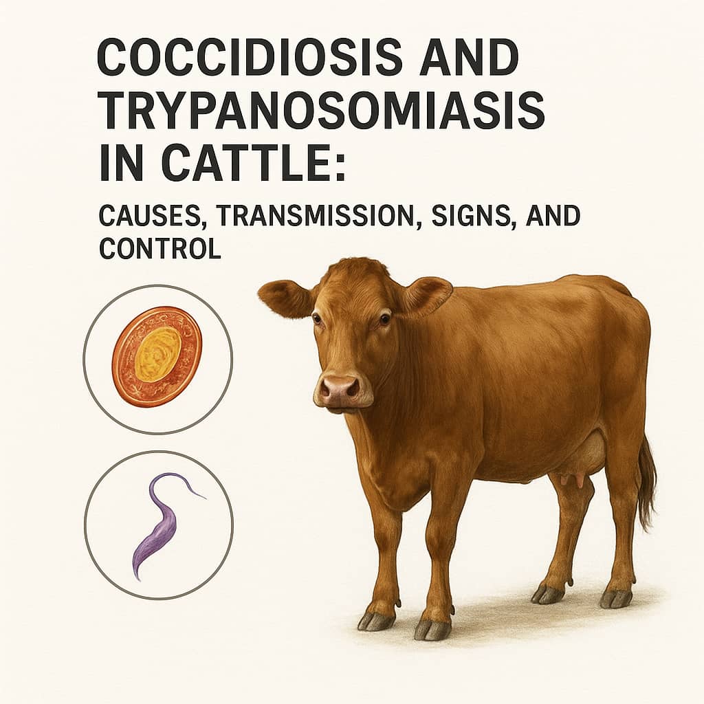 Coccidiosis and Trypanosomiasis in Cattle: Causes, Signs, and Control