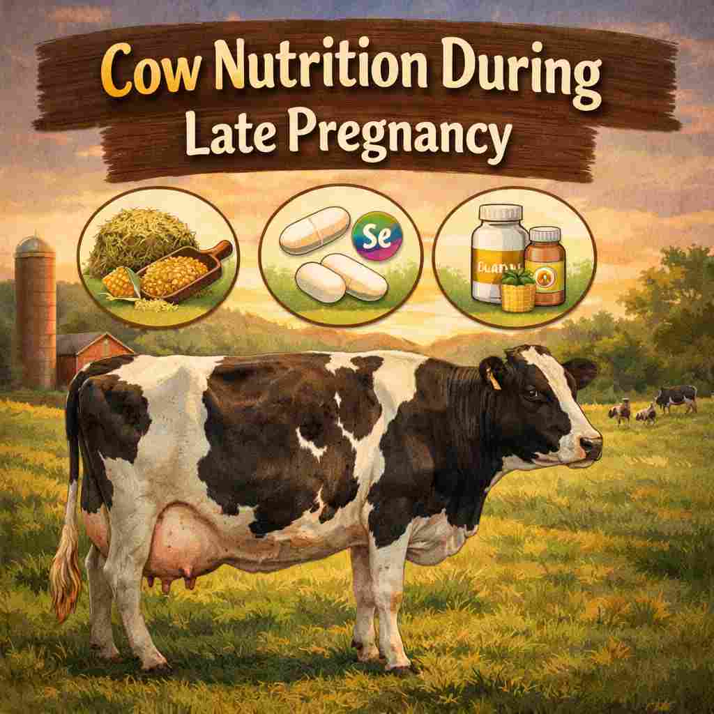 Cow Nutrition During Late Pregnancy: Best Feeding Guide.