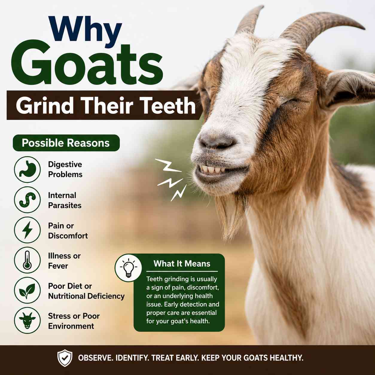 Why Goats Grind Their Teeth: Causes, Signs, and Effective Treatment Guide.