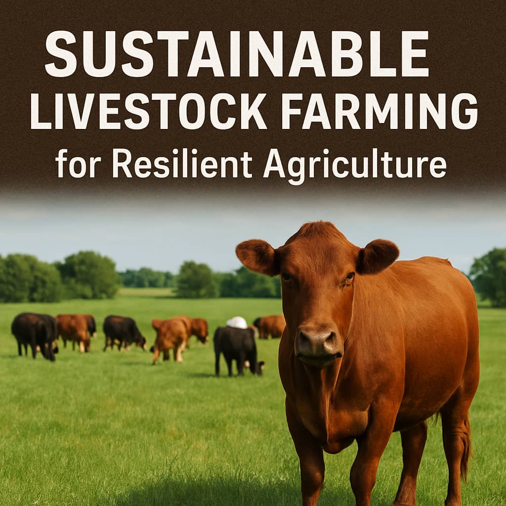 Sustainable Livestock Farming for Resilient Agriculture
