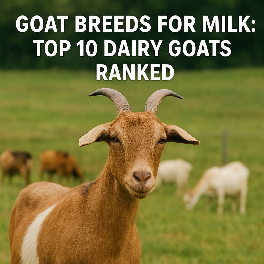 Goat Breeds for Milk: Top 10 Dairy Goats Ranked