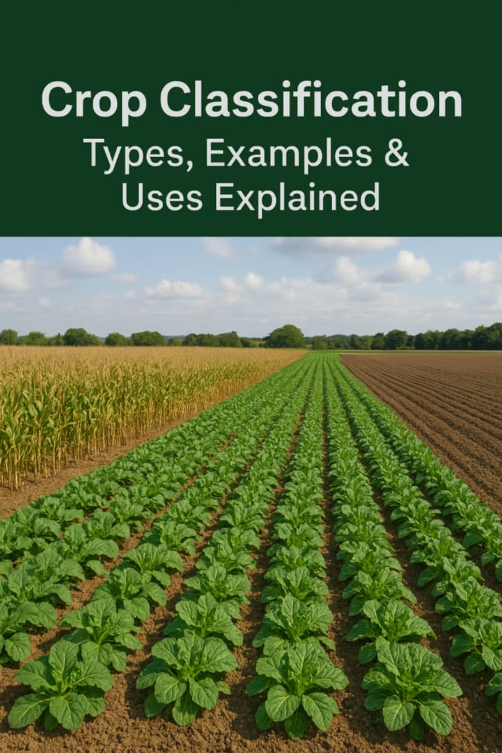 Crop Classification: Types, Examples & Uses Explained