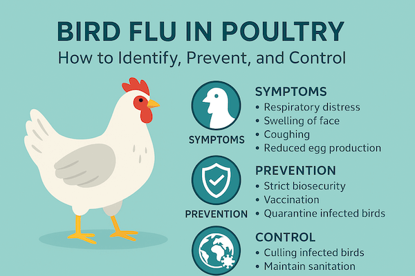 Bird Flu in Poultry: Causes, Signs, Prevention & Control