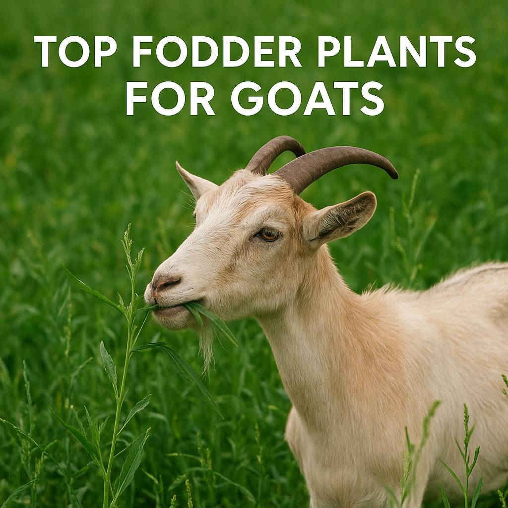 Top Fodder Plants for Goats: Nutrition and Growth Benefits.