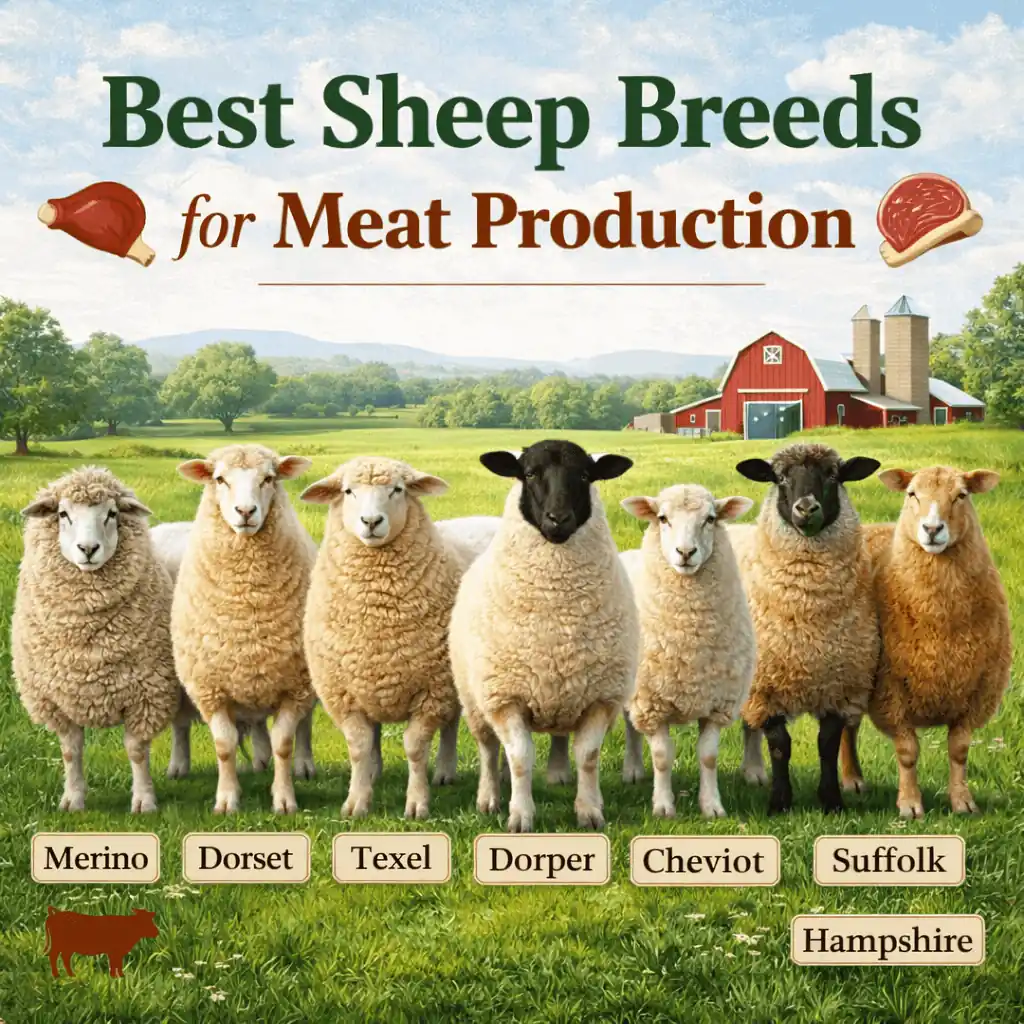 Best Sheep Breeds for Meat Production.