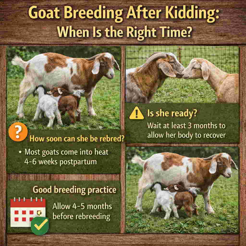 How Long After Kidding Can a Goat Be Mated Again?