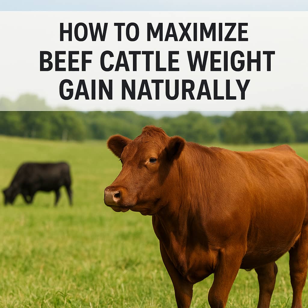 How to Maximize Beef Cattle Weight Gain Naturally