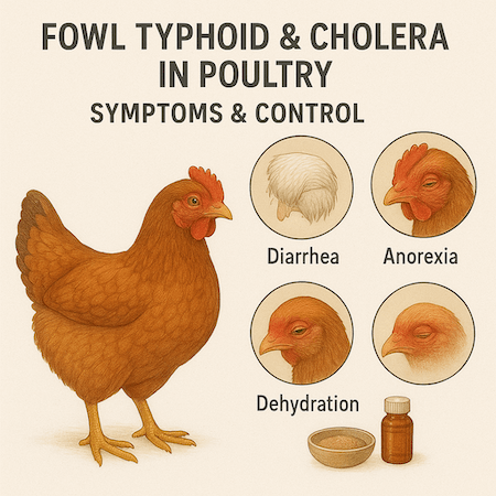 Fowl Typhoid & Cholera in Poultry: Symptoms & Control