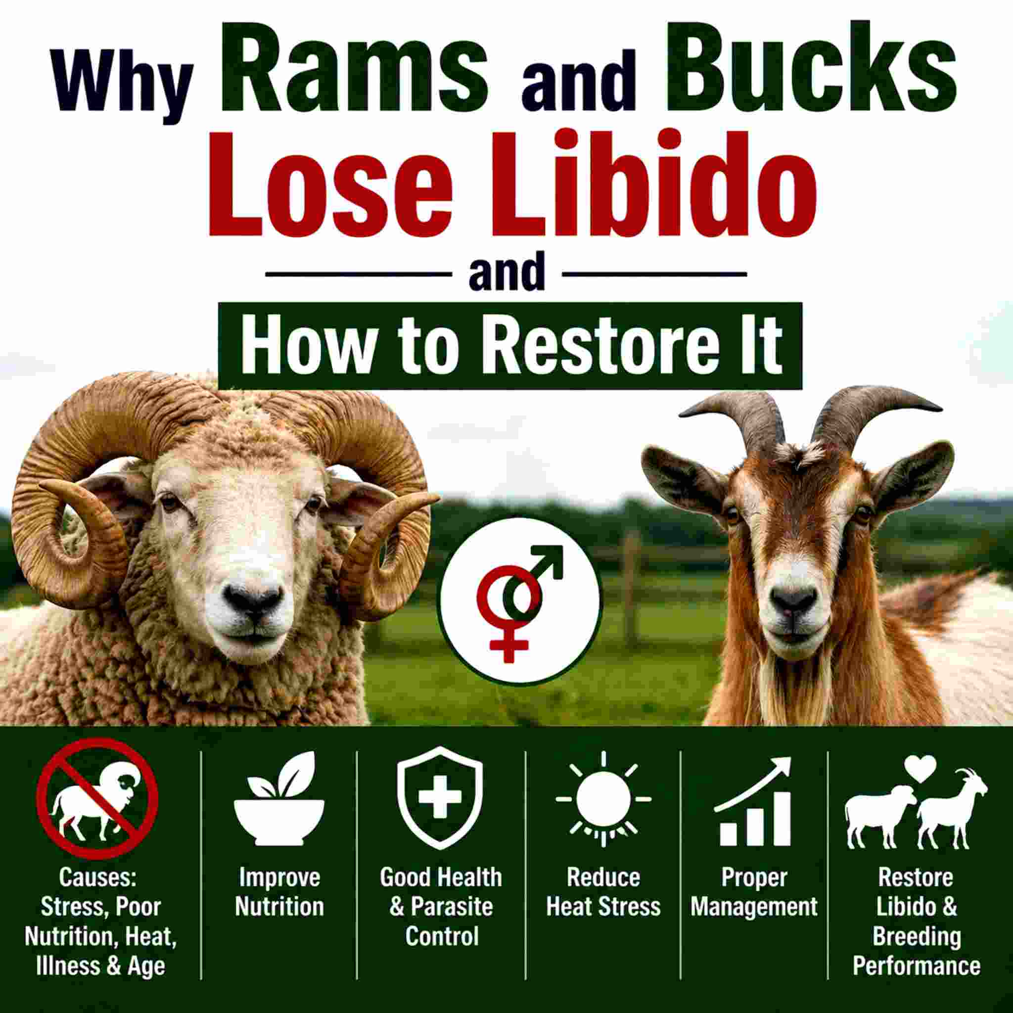 Why Rams and Bucks Lose Libido and How to Restore It.