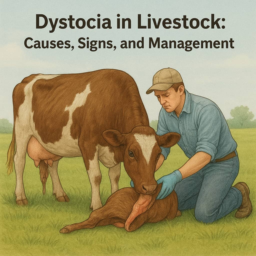 Dystocia in Livestock: Causes, Signs, and Management.