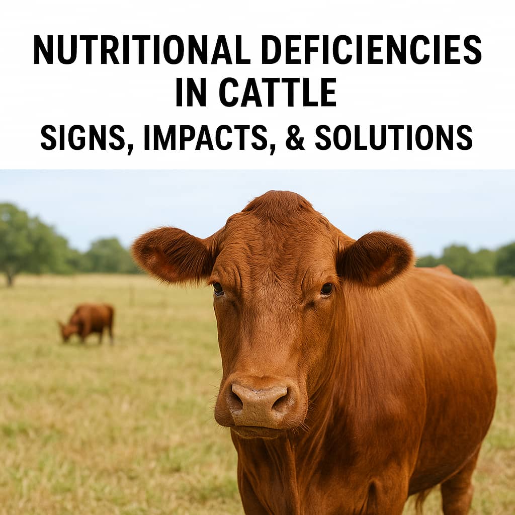 Nutritional Deficiencies in Cattle: Signs, Impacts, & Solutions