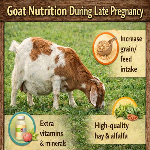 Goat Nutrition During Late Pregnancy: What to Feed.