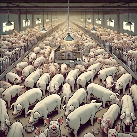 The Hidden Dangers of Overcrowding in Pig Farms.