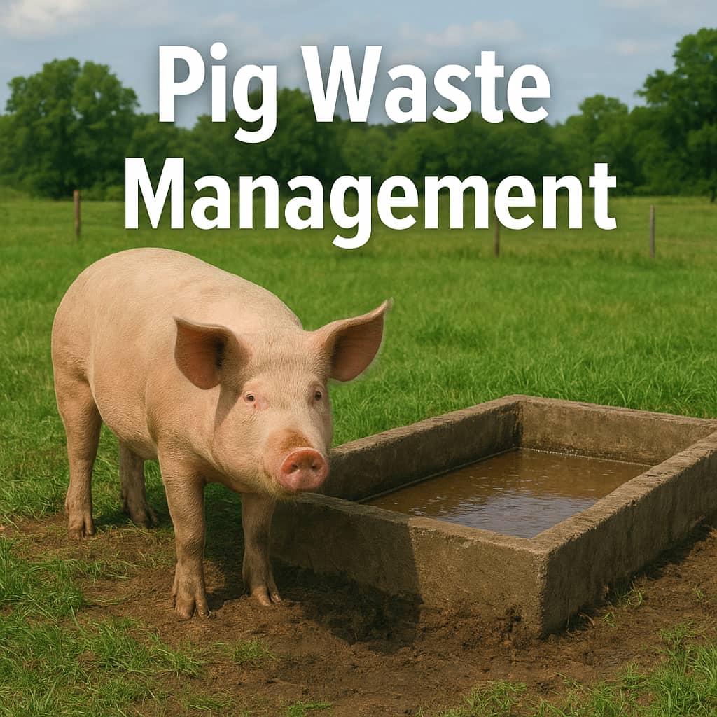 Pig Waste Management: Best Practices for Farmers