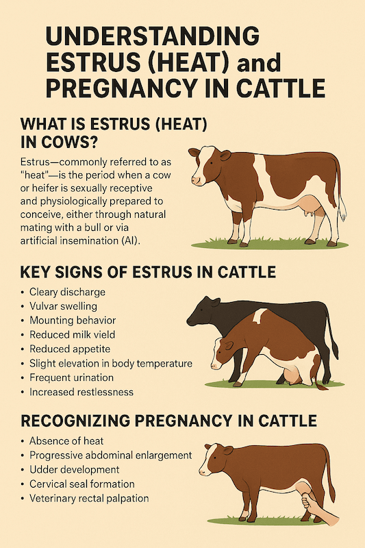 Early Signs of Pregnancy & Estrus in Cows: Visual Cues & Tips
