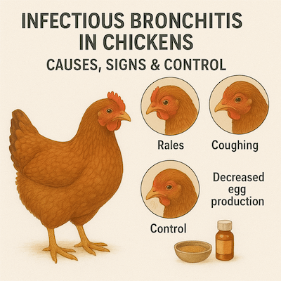 Infectious Bronchitis in Chickens: Causes, Signs & Control