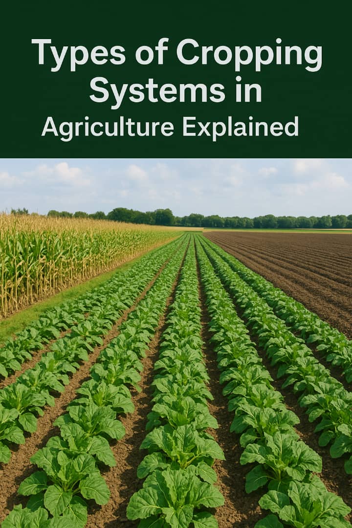 Types of Cropping Systems in Agriculture Explained