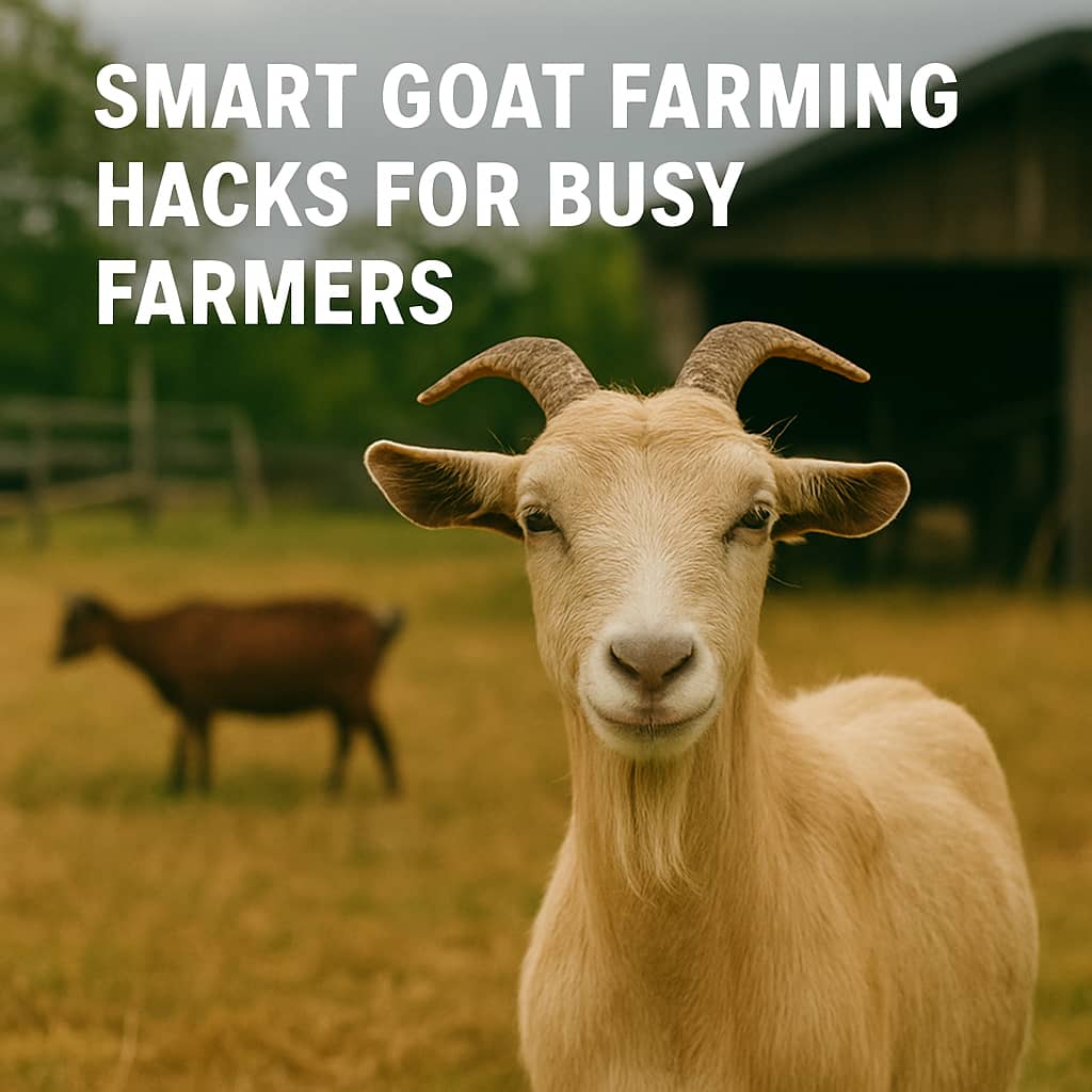 Smart Goat Farming Hacks for Busy Farmers