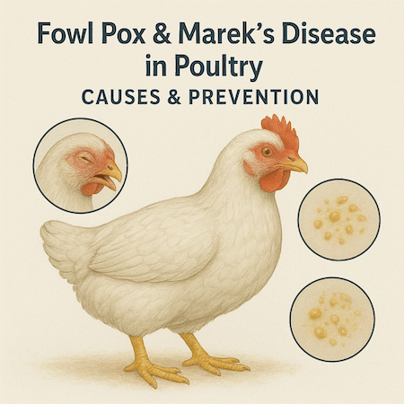 Fowl Pox & Marek’s Disease in Poultry: Causes & Prevention