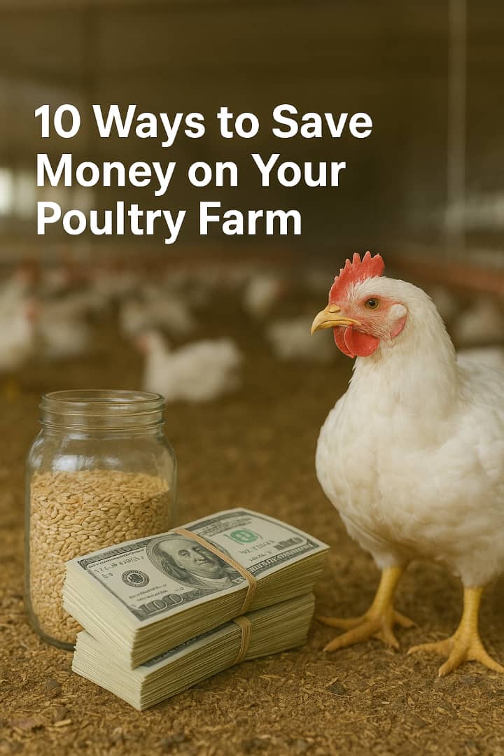 10 Ways to Save Money on Your Poultry Farm