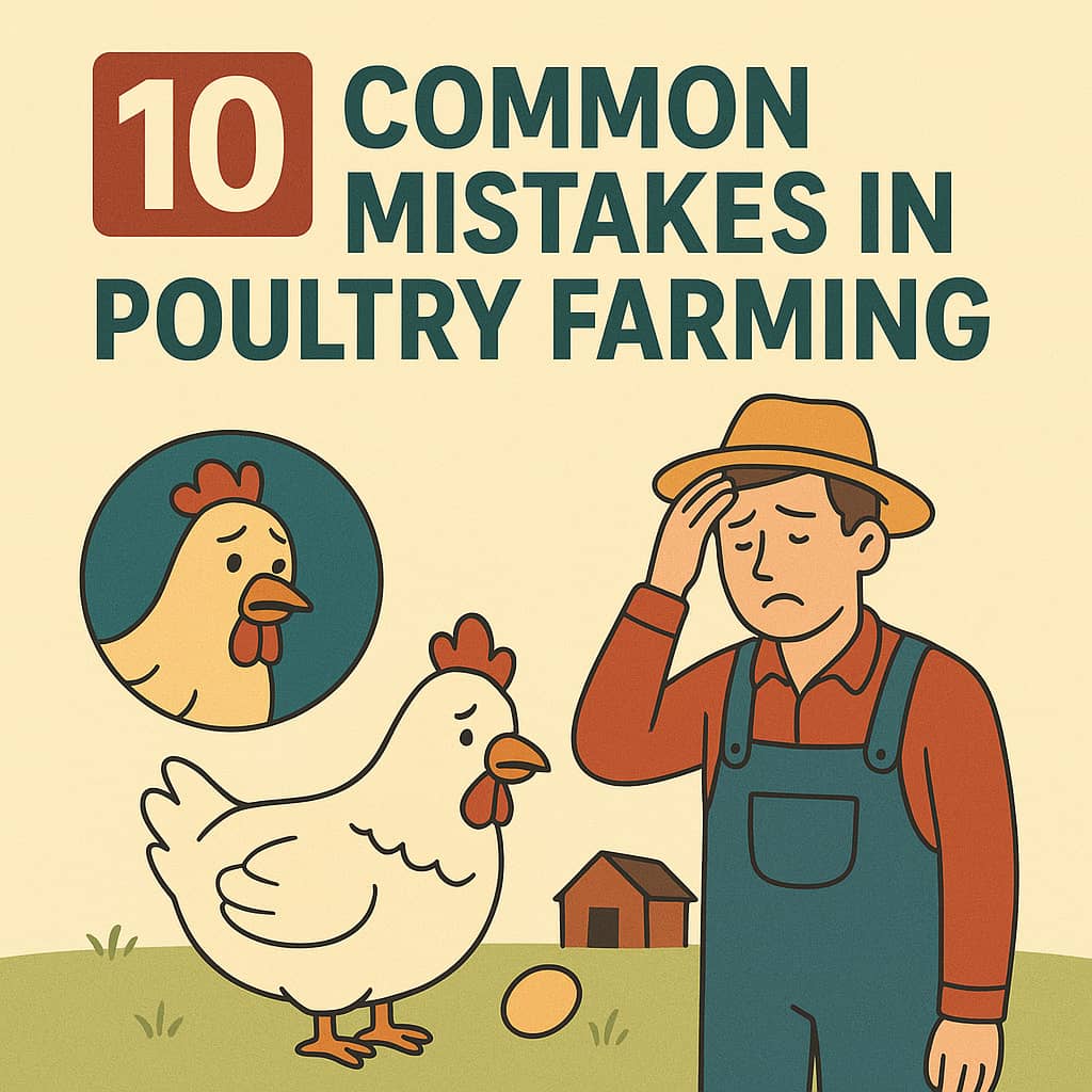 10 Common Mistakes in Poultry Farming—And How to Fix Them