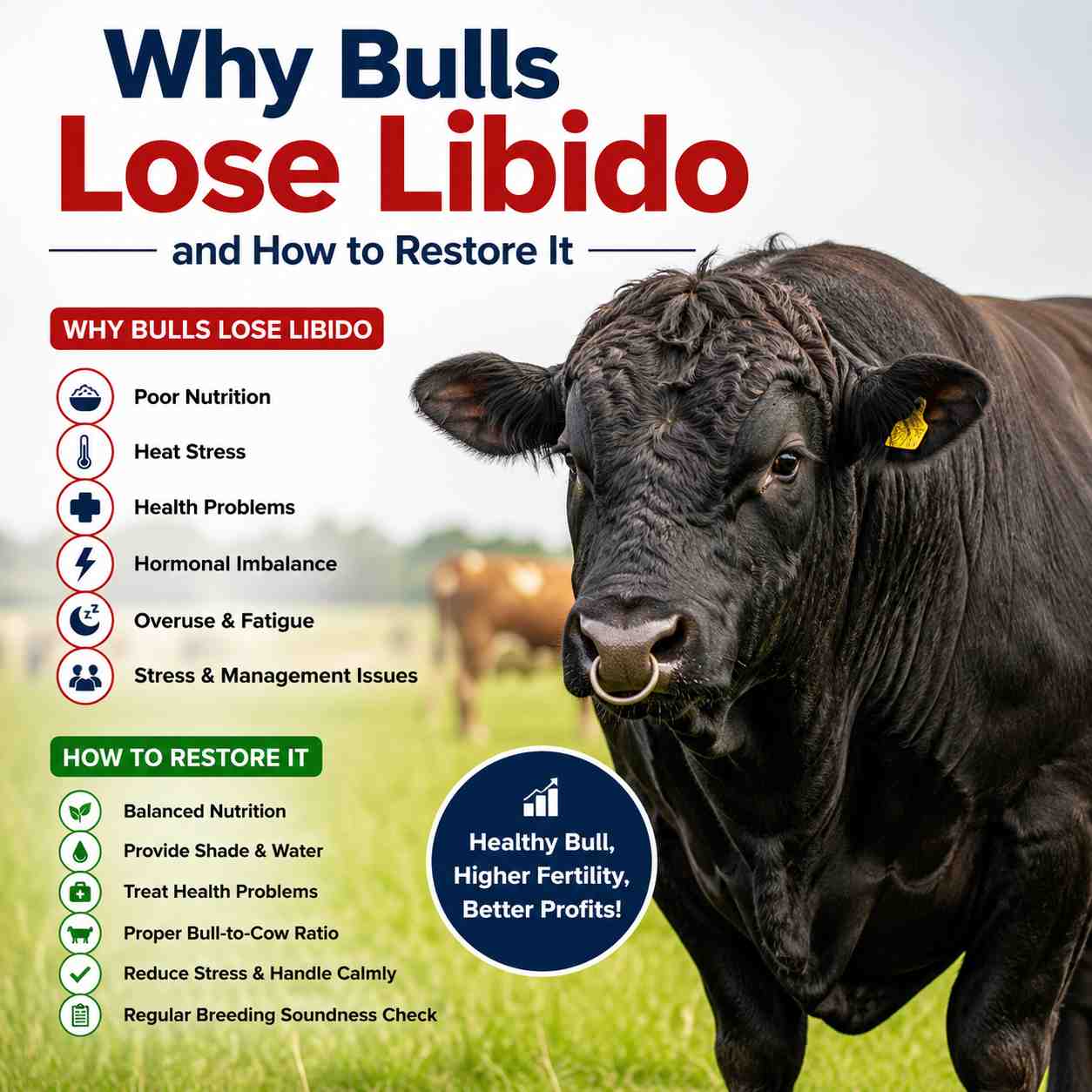 Why Bulls Lose Libido: Causes, Signs, and Proven Solutions for Better Fertility.