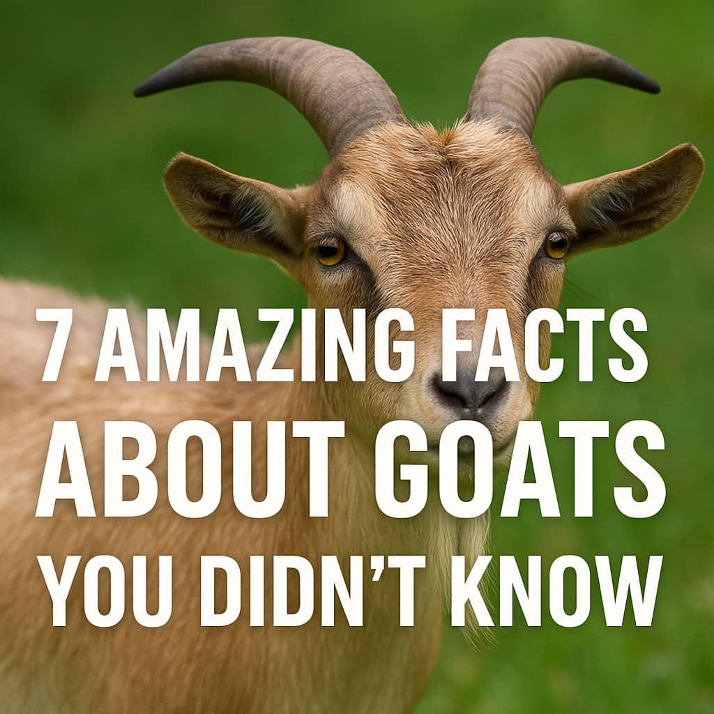 7 Amazing Facts About Goats You Didn’t Know