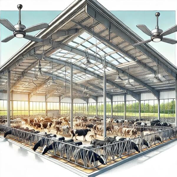 How to Improve Ventilation in Cattle Barns