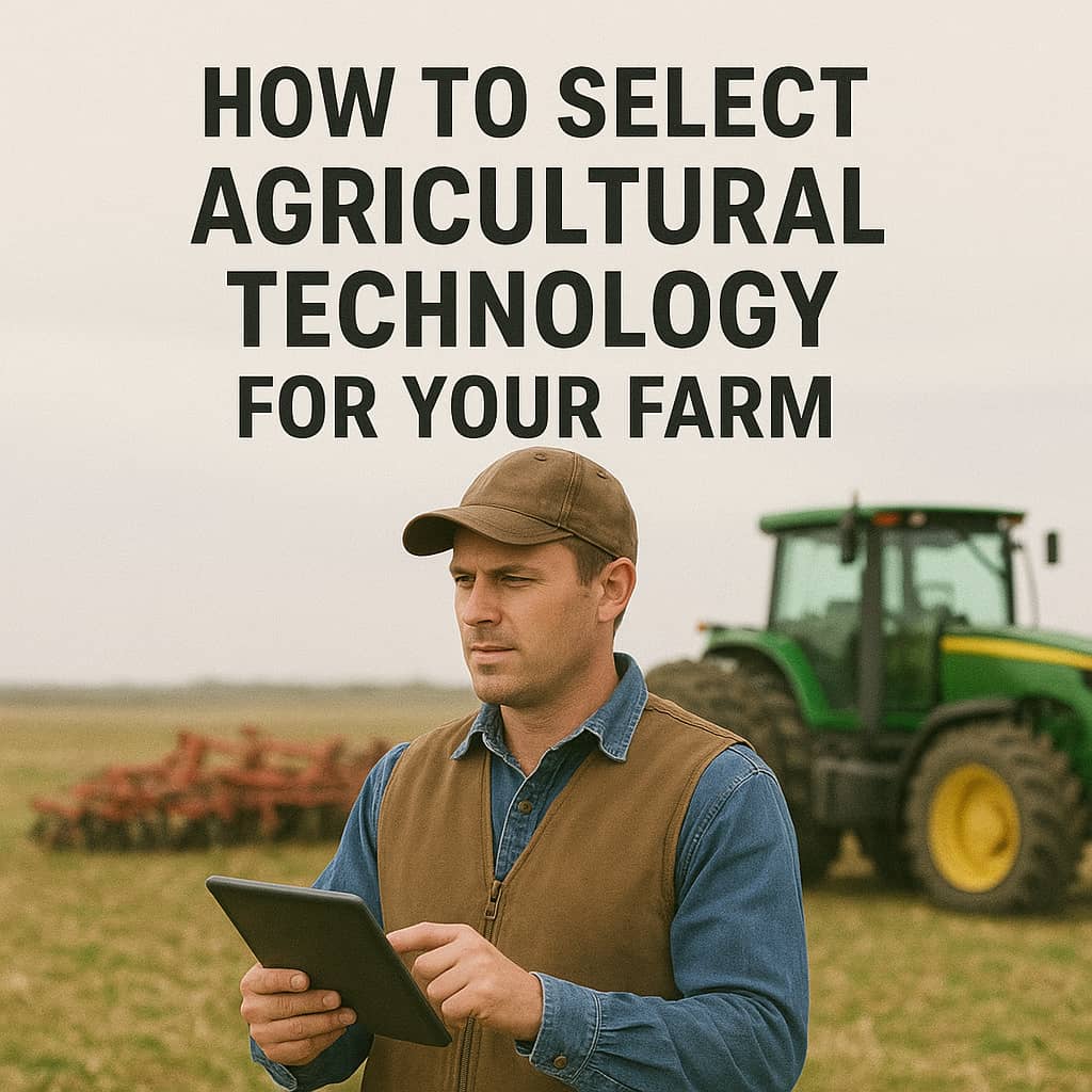 How to Select Agricultural Technology for Your Farm