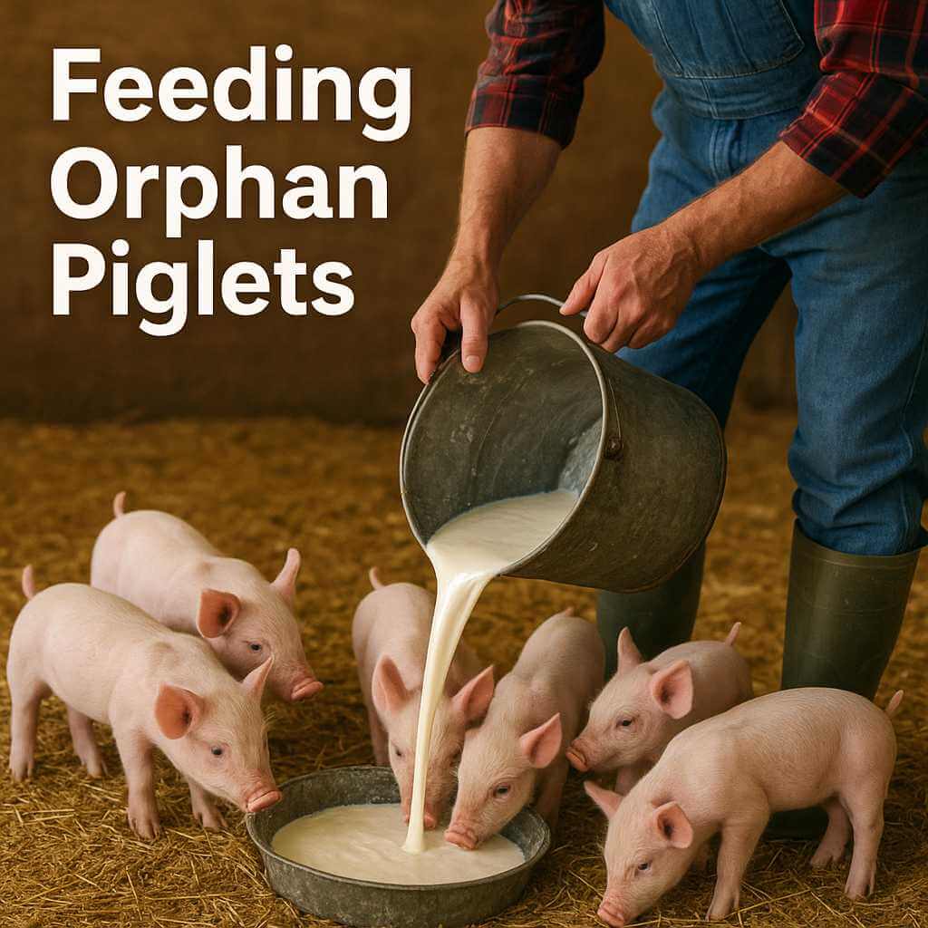 How to Feed and Manage Orphan Piglets.