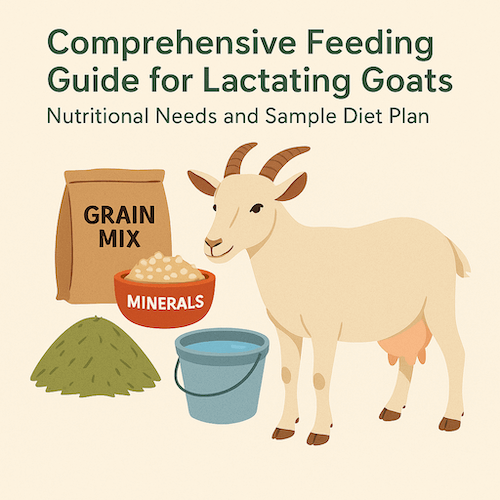 Feeding Guide for Lactating Goats: Diet & Nutrition