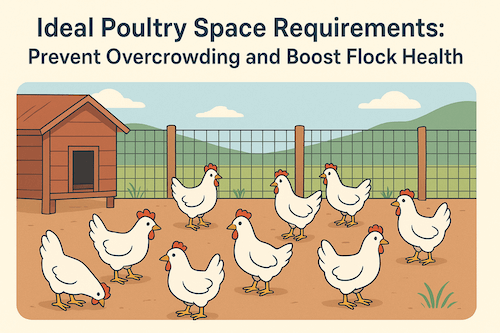 Poultry Space Requirements for Healthy Birds