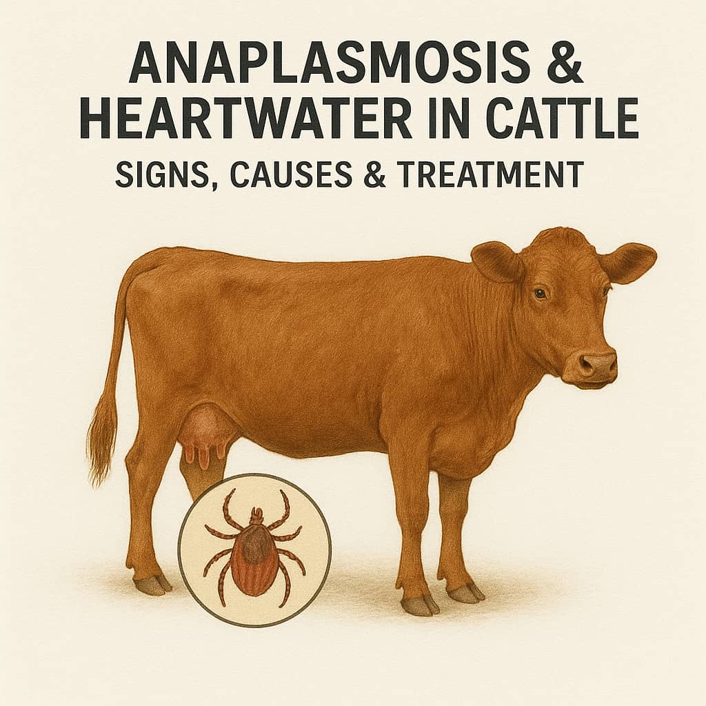 Anaplasmosis & Heartwater in Cattle: Signs, Causes & Treatment